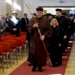 17.10.2019. Kielce. Dr Peter Seyboth odebrał tytuł doktora honoris causa UJK / Piotr Kwaśniewski / Radio Kielce