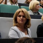 25.10.2019. Kielce. Otwarcie Centrum Symulacji Medycznej dla Pielęgniarek i Położnych na UJK. Na zdjęciu: Małgorzata Kiebzak - dyrektor świętokrzyskiego oddziału NFZ / Piotr Kwaśniewski / Radio Kielce