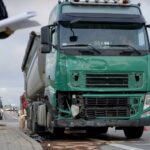 28.10.2019. Czerwona Góra. Wypadek / Piotr Kwaśniewski / Radio Kielce