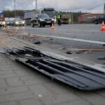 28.10.2019. Czerwona Góra. Wypadek / Piotr Kwaśniewski / Radio Kielce