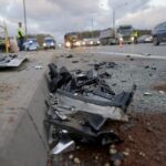 28.10.2019. Czerwona Góra. Wypadek / Piotr Kwaśniewski / Radio Kielce