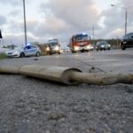 28.10.2019. Czerwona Góra. Wypadek / Piotr Kwaśniewski / Radio Kielce