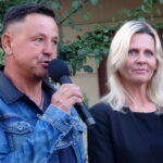 17.10.2019. Opatów. Wizyta ambasadorów. Na zdjęciu: Grzegorz i Wioletta Brzostowiczowie / Emilia Sitarska / Radio Kielce