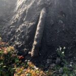 23.10.2019. Kliszów. Znaleziona rakieta / KPP Pińczów