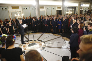 24.10.2019. Warszawa. Uroczystość wręczenia nowym posłom zaświadczeń o wyborze do Sejmu / Jarosław Kubalski / Radio Kielce