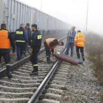 23.10.2019. Berezów. Wykolejenie pociągów towarowych / Jarosław Kubalski / Radio Kielce