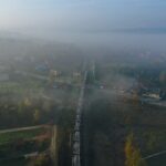 23.10.2019. Berezów. Wykolejenie pociągów towarowych / Jarosław Kubalski / Radio Kielce