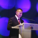 02.10.2019 Kielce. Centrum Kongresowe Targów Kielce. Gala Wojewódzkiego Funduszu Ochrony Środowiska i Gospodarki Wodnej podczas której wręczono nagrody dla 10 szkół podstawowych z regionu w ramach konkursu "Przesłanie Klimatyczne". Prezes Zarządu WFOŚ i GW w Kielcach Ryszard Gliwiński / Jarosław Kubalski / Radio Kielce