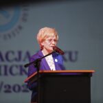 09.10.2019 Kielce. Inauguracja roku akademickiego Uniwersytetu Trzeciego Wieku. Na zdjęciu Janina Łucak, prezes uniwersytetu / Jarosław Kubalski / Radio Kielce