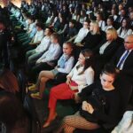 02.10.2019 Kielce. Centrum Kongresowe Targów Kielce. Gala Wojewódzkiego Funduszu Ochrony Środowiska i Gospodarki Wodnej podczas której wręczono nagrody dla 10 szkół podstawowych z regionu w ramach konkursu "Przesłanie Klimatyczne" / Jarosław Kubalski / Radio Kielce