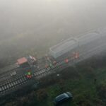 23.10.2019. Berezów. Wykolejenie pociągów towarowych / Jarosław Kubalski / Radio Kielce