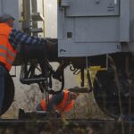 23.10.2019. Berezów. Wykolejenie pociągów towarowych / Jarosław Kubalski / Radio Kielce