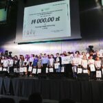 02.10.2019 Kielce. Centrum Kongresowe Targów Kielce. Gala Wojewódzkiego Funduszu Ochrony Środowiska i Gospodarki Wodnej podczas której wręczono nagrody dla 10 szkół podstawowych z regionu w ramach konkursu "Przesłanie Klimatyczne" / Jarosław Kubalski / Radio Kielce