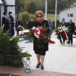 10.10.2019 Michniów. Mauzoleum. Uroczystość wręczenia medali Pro Patria dla 11 ocalałych z pacyfikacji Michniowa. Poseł Maria Zuba / Jarosław Kubalski / Radio Kielce