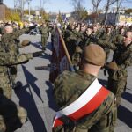 20.10.2019. Kielce. Przysięga wojskowa żołnierzy WOT. / Jarosław Kubalski / Radio Kielce