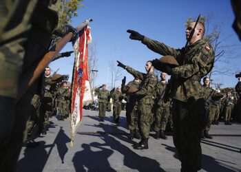 20.10.2019. Kielce. Przysięga wojskowa żołnierzy WOT. / Jarosław Kubalski / Radio Kielce