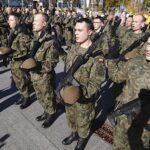 20.10.2019. Kielce. Przysięga wojskowa żołnierzy WOT. / Jarosław Kubalski / Radio Kielce