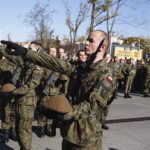 20.10.2019. Kielce. Przysięga wojskowa żołnierzy WOT. / Jarosław Kubalski / Radio Kielce