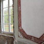 29.10.2019 Bejsce. Remont sali owalnej i marmurowej w Pałacu Badenich / Marta Gajda / Radio Kielce