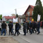 30.10.2019. Michałów. Mieszkańcy protestują przeciwko biogazowni / Marta Gajda / Radio Kielce