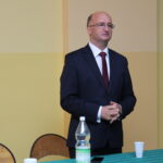 02.10.2019 Nowy Korczyn. Spotkanie wiceministra spraw zagranicznych Piotra Wawrzyka z mieszkańcami gminy Nowy Korczyn / Marta Gajda / Radio Kielce