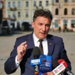 11.10.2019 Kielce. Konferencja posła Sylwestra Chruszcza, kandydata Prawa i Sprawiedliwości do Sejmu / Piotr Kwaśniewski / Radio Kielce