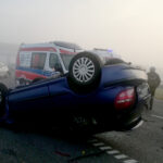 26.10.2019 Mierzawa. Wypadek na drodze krajowej nr 7 / archiwum prywatne / słuchacz Radia Kielce