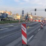 18.10.2019. Kielce. Remont skrzyżowania alei Popiełuszki z ulicą Wrzosową / Renata Morąg / Radio Kielce