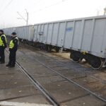 23.10.2019. Berezów. Wykolejenie pociągów towarowych / Jarosław Kubalski / Radio Kielce