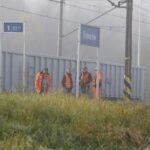 23.10.2019. Berezów. Wykolejenie pociągów towarowych / Jarosław Kubalski / Radio Kielce