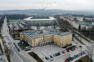 04.03.2019 Kielce. Widok na Wojewódzki Dom Kultury. WDK / Jarosław Kubalski / Radio Kielce