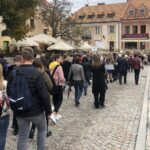 04.10.2019. Sandomierz. Marsz zorganizowany przez Sandomierski Klub Amazonek / Grażyna-Szlęzak-Wójcik / Radio Kielce