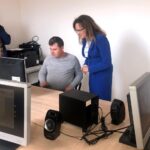 07.10.2019 Kurozwęki. Wizyta wojewody Agaty Wojtyszek w Powiatowym  Środowiskowym Domu Samopomocy / Grażyna Szlęzak-Wójcik / Radio Kielce