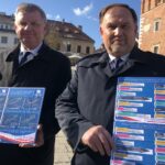 11.10.2019. Sandomierz. Od lewej: senator Jarosław Rusiecki i poseł Marek Kwitek / Grażyna-Szlęzak-Wójcik / Radio Kielce