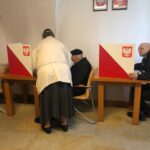 13.10.2019 Sandomierz. Wybory parlamentarne. Obwodowa komisja wyborcza nr 3 / Grażyna Szlęzak-Wójcik / Radio Kielce