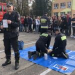 29.10.2019. Sandomierz. Ćwiczenia strażackie w Zespole Szkół Centrum Kształcenia Rolniczego / Grażyna-Szlęzak-Wójcik / Radio Kielce