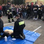 29.10.2019. Sandomierz. Ćwiczenia strażackie w Zespole Szkół Centrum Kształcenia Rolniczego / Grażyna-Szlęzak-Wójcik / Radio Kielce