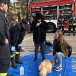 29.10.2019. Sandomierz. Ćwiczenia strażackie w Zespole Szkół Centrum Kształcenia Rolniczego / Grażyna-Szlęzak-Wójcik / Radio Kielce