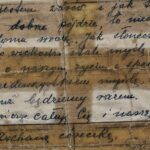 07.10.2019 Kielce. Jeden z listów więziennych z obozów koncentracyjnych z Auschwitz-Birkenau i Gross-Rosen / Muzeum Wsi Kieleckiej