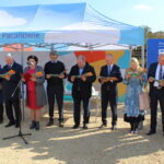 11.10.2019. Pacanów. Uroczystość wmurowania kamienia węgielnego pod budowę Akademii Bajki w Pacanowie / Marta Gajda / Radio Kielce