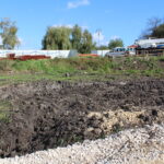 11.10.2019. Pacanów. Uroczystość wmurowania kamienia węgielnego pod budowę Akademii Bajki w Pacanowie / Marta Gajda / Radio Kielce