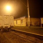 23.10.2019. Berezów. Wykolejenie pociągów towarowych / Robert Felczak / Radio Kielce