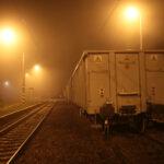 23.10.2019. Berezów. Wykolejenie pociągów towarowych / Robert Felczak / Radio Kielce