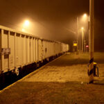 23.10.2019. Berezów. Wykolejenie pociągów towarowych / Robert Felczak / Radio Kielce