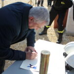 11.10.2019. Pacanów. Uroczystość wmurowania kamienia węgielnego pod budowę Akademii Bajki w Pacanowie. Andrzej Bętkowski - marszałek województwa świętokrzyskiego / Marta Gajda / Radio Kielce