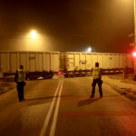 23.10.2019. Berezów. Wykolejenie pociągów towarowych / Robert Felczak / Radio Kielce