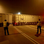 23.10.2019. Berezów. Wykolejenie pociągów towarowych / Robert Felczak / Radio Kielce