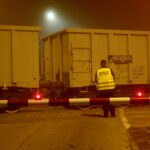 23.10.2019. Berezów. Wykolejenie pociągów towarowych / Robert Felczak / Radio Kielce