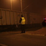 23.10.2019. Berezów. Wykolejenie pociągów towarowych / Robert Felczak / Radio Kielce