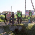 17.10.2019. Sielec Biskupi. Protest mieszkańców przeciwko planom budowy biogazowni / Marta Gajda / Radio Kielce